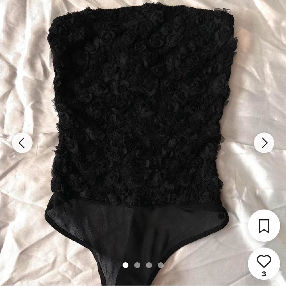 Intimately Women's Black Bodysuit Free People